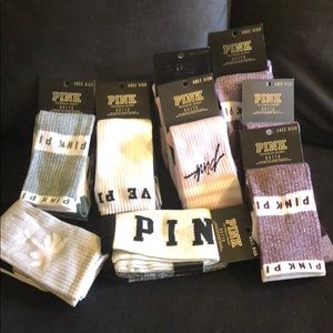 New VS Pink 2Pack Knee-High Socks